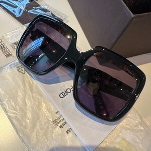 Tom Ford Black Square Sunglasses